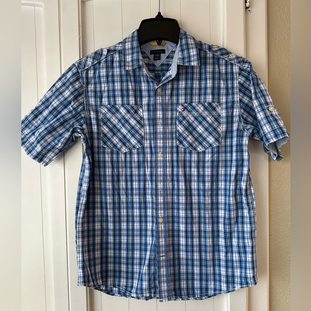 Boys short sleeve button up shirt
